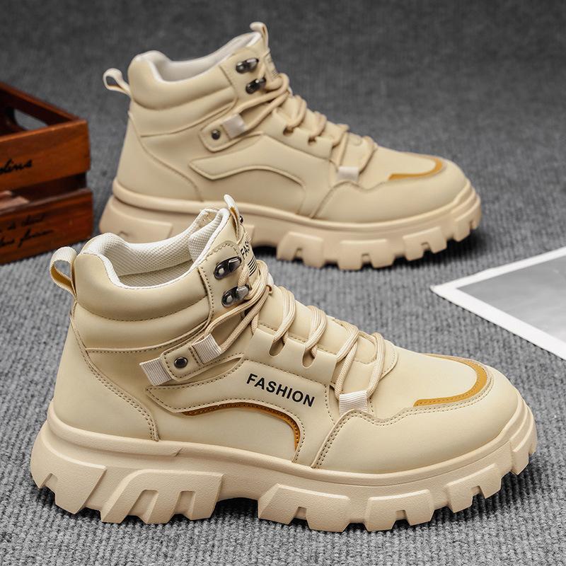 Martin boots autumn new breathable high-top shoes thick-soled non-slip casual short boots 39