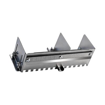 Adjustable Tile Adhesive Scrapers Stainless Steel Notched Trowel Featurings 12mm Square Notch Edges In Tiling Projects