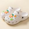 EVA Nurse Beach Hole Shoes Women's Summer Big Head Bear Cartoon New Thick-soled Outer Wear Versatile Bag Head Cool Slippers
