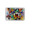 100pcs/box Dental Lab Nylon Buckle Dental Polishing Cup Disposable Dental Care Brush Head Prophy Cup Polishing Cup