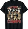 1776 Nationale Champions Lustiges Patriotisches Amerika Gründervater T-Shirt
