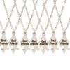 Zinc Zinc Alloy Best Friend Necklace Silver Multi-person Splicing Necklace Friendship Necklace  Unisex
