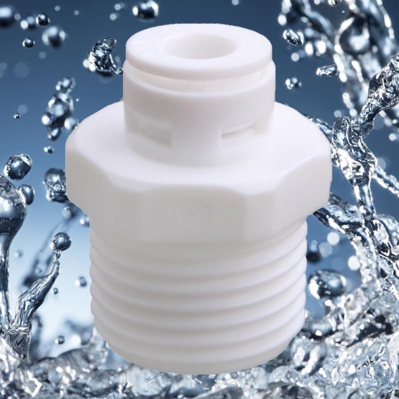 10 adet 1/2 "konu erkek 1/4" hızlı bağlantı parçaları RO su plastik boru kaplinleri konektörü su arıtıcısı aksesuarları