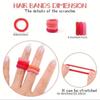 Seamless High Elasticity Hair Ties for Children - 500 Pcs Pack