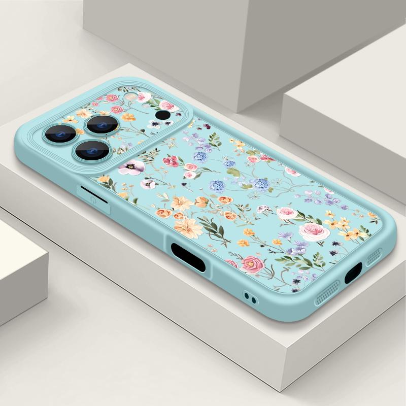 Husă de Telefon Funda Moale TPU Silicon Rezistentă la Șocuri Pentru iPhone 17 Air 16e 16 15 14 Pro Max 13 17 Pro Max 17 Pro 17 Husă cu Model Colorat de Trandafiri
