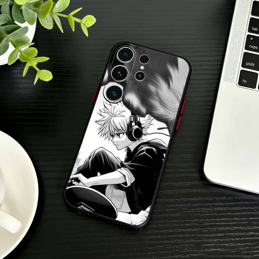 G-Killua Zoldyck K-Hunter X Hunter Phone Case For Samsung S26,S25,S24,S23,S22,S21,S20,Plus,Fe,Lite,Others Black Cover