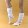 1 Paar Slouch Sokken Effen Kleur Ademend Polyester Dames Kuitkousen voor Cosplay