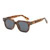 Retro Square Frame Sunglasses with Metal Hinges – Stylish European & American Design for Summer Personality