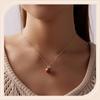 Yinziyun S925 Sterling Silver Christmas Apple Necklace with Openable Pendant - A Unique Clavicle Chain Gift