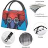 Portable Insulated Lunch Bag Elephant Glasses Armenian Flag Tote Bento Bag for Office School Hiking Beach Picnic Fishing