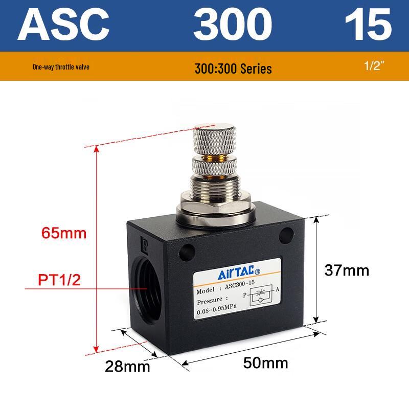 Airtac ASC One-way Throttle Valve