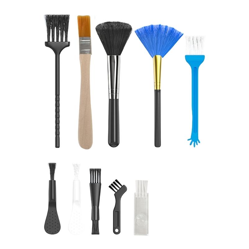 

Essential Cleaning 10Piece Soft Bristles Brush Notebook KeyGap Cleaning Tool for Various Surfaces 1