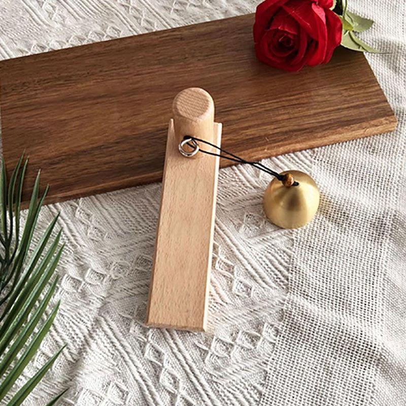 Wooden Door Bell Shopkeepers Bell Hanging Decorative Delightful Sound Door Opening Wind Chime For Business Garden Unique Gift