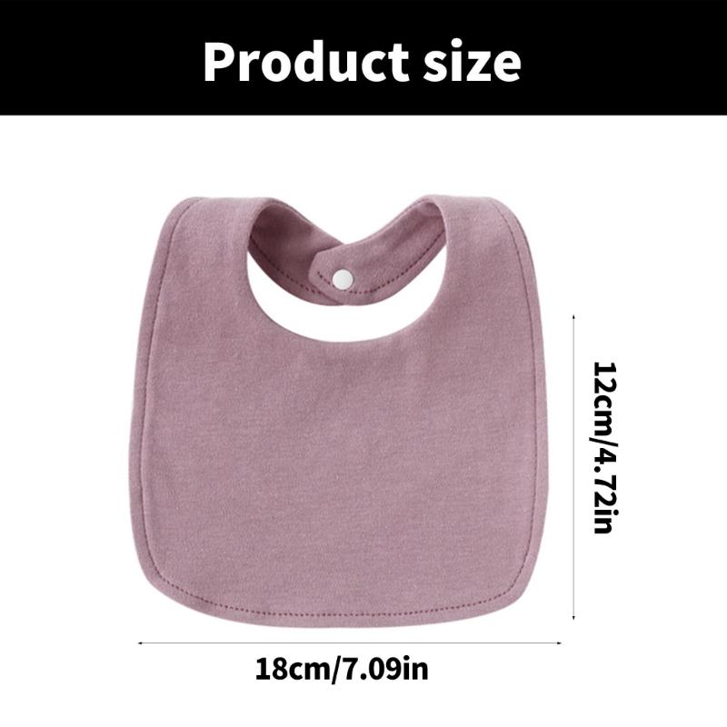 4 Stück/Packung Weiches & Atmungsaktives Baumwollmusselin Baby Lätzchen Set Spucktuch für Neugeborene Kleinkinder Sabbern und Zahnen