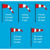 Wind Sock Weather Vane Carp Flag Multipurpose Aviation Exquisite Waterproof Measurement Garden Multifunctional