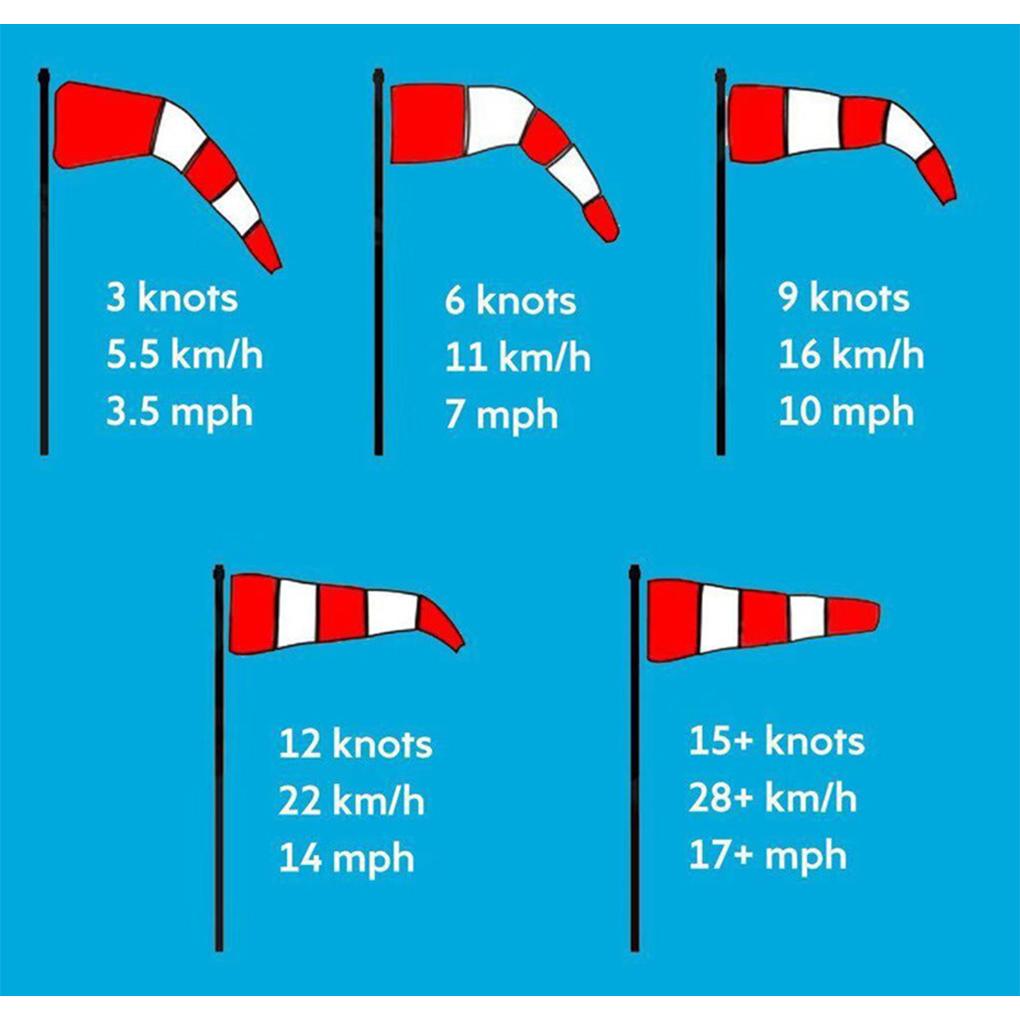 Wind Sock Weather Vane Carp Flag Multipurpose Aviation Exquisite Waterproof Measurement Garden Multifunctional