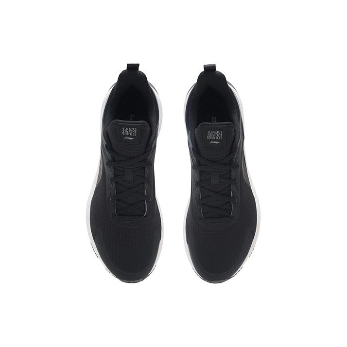 new LiNing YueYing Element Slip Resistant, Abrasion Resistant, Breathable Low Top LINING Cloud Running Shoes Men's Black