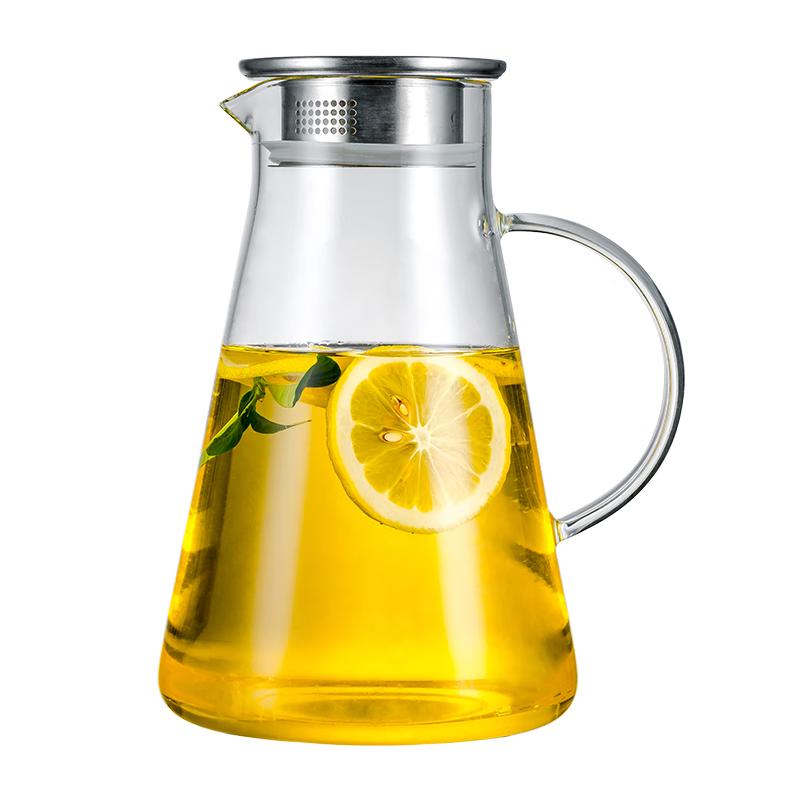 Genas Heat-Resistant Glass Cold Water Pitcher