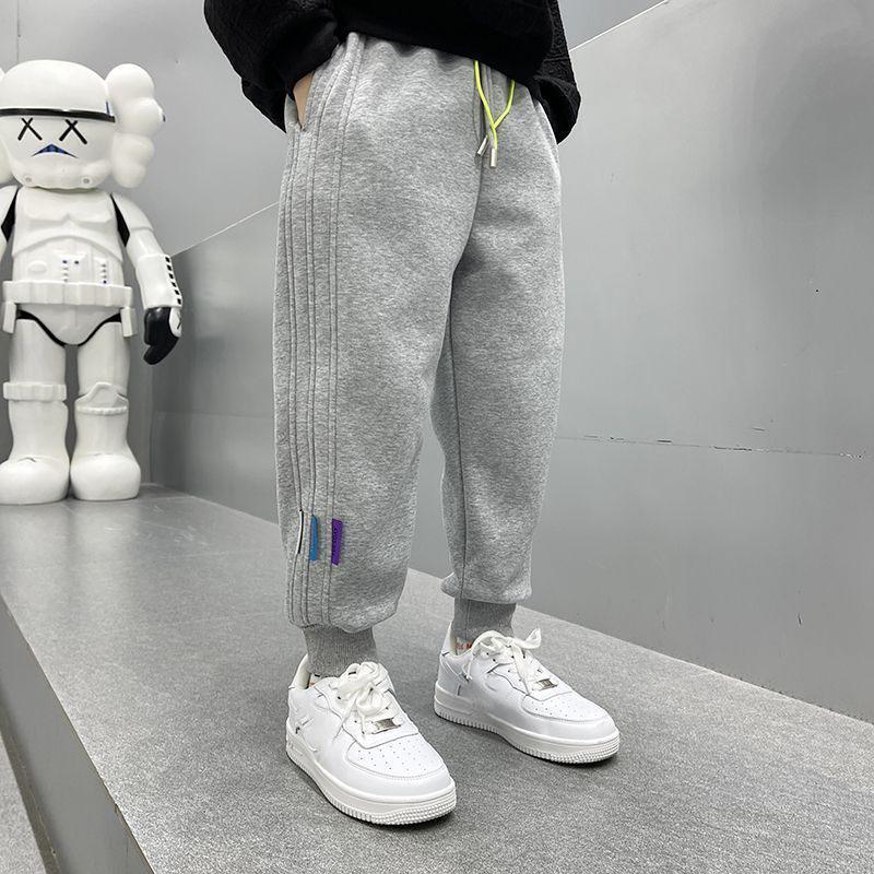 

Детские мальчиковые свободные спортивные штаны с принтом букв, весенне-осенние, для бега, детские повседневные школьные спортивные штаны 3-14 лет 170