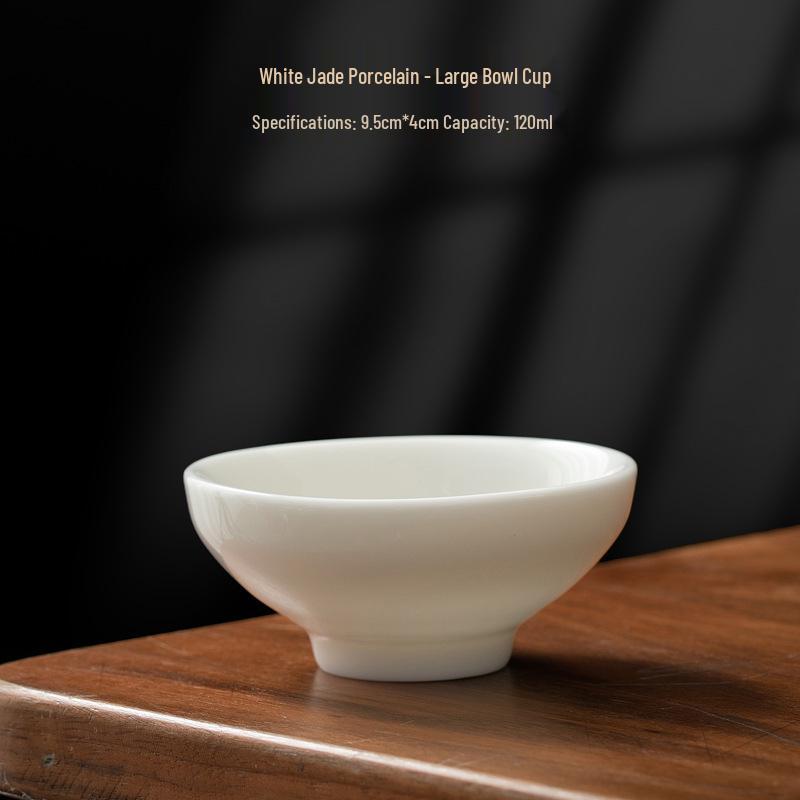 Dehua White Jade Porcelain High-End Personal Teacup