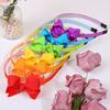 6pcs Fashion Rainbow Hair Bows Headbands for Women Girls Pride Day Bows Hairbands Kids Party Hairhoop Cosplay Hair Accessories