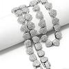 40CM New thick European hip-hop style bracelet, trendy heart-shaped Cuban necklace for trendsetters