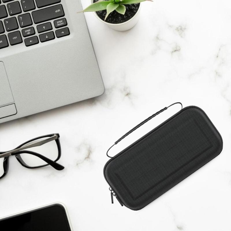 Carrying Case Storage Box with Card Slot & Pocket for NS2 Game Console Storage Bag Shockproof Travel Pouch Case