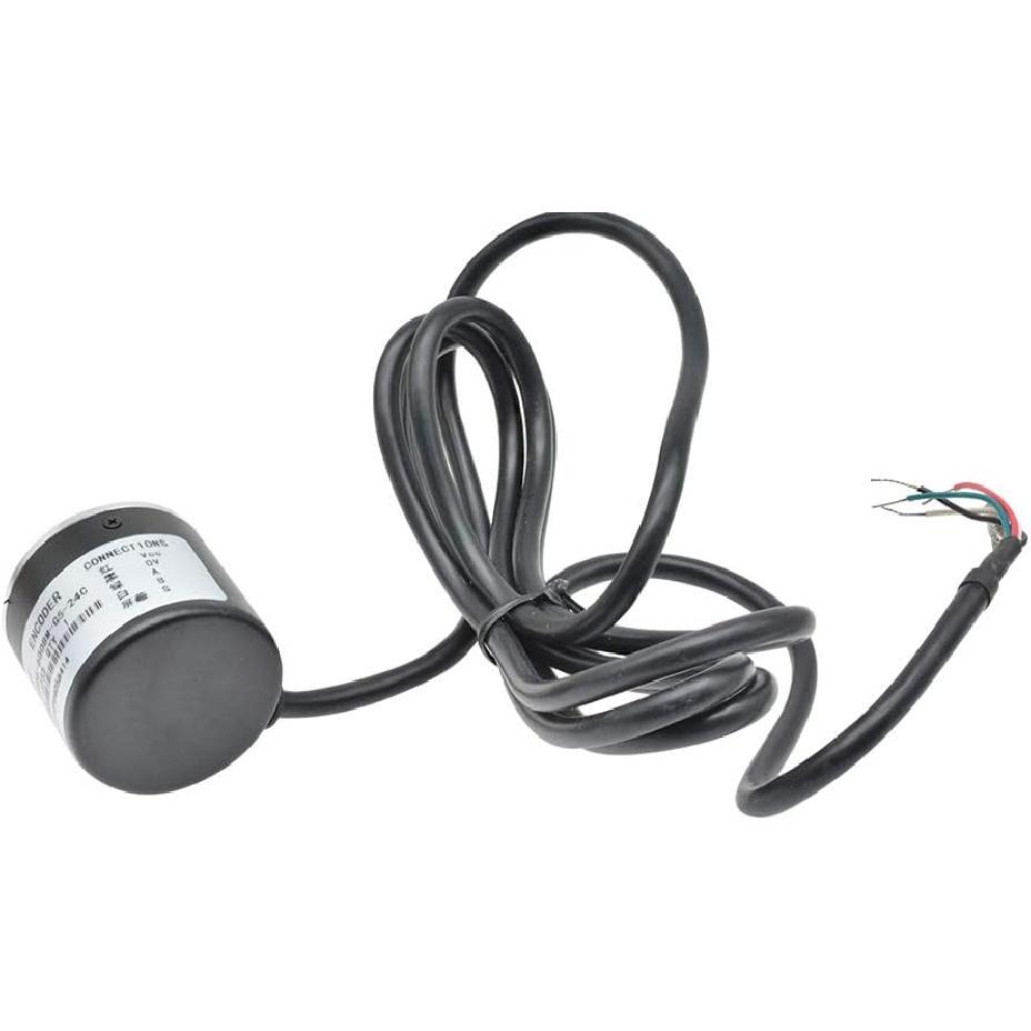 Aideepen 600P/R Rotary Encoder, AB 2 Phase Incremental Rotary Encoder 6mm Shaft 5V-24V Wide Voltage