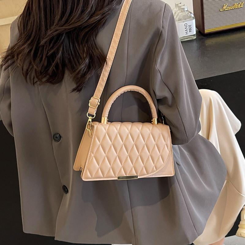 Trendy Summer Fashionable Pu Square Shoulder Bag For Women In Pink Green Or Khaki