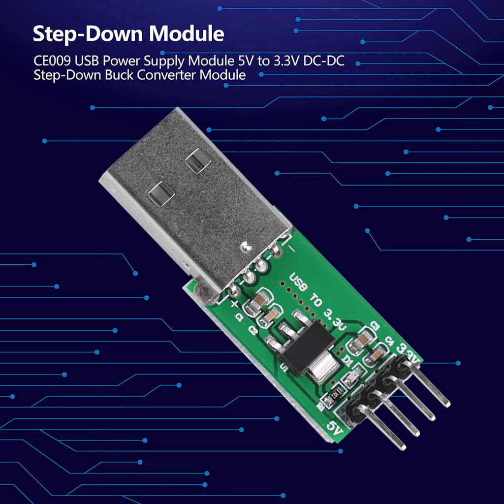 CE009 USB Power Supply Module 5V to 3.3V Reducing Voltage Converter Module