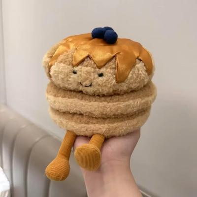 Jelly Cat 15cm Kokosový Palacinkový Vaflový Koláčik Bábika Roztomilý Upokojujúci Spoločník Plyšová Bábika Upokojujúca Hračka Sviatočný Darček