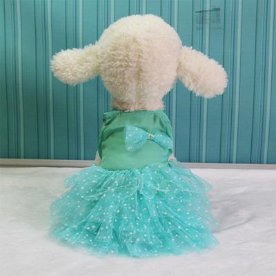 Haustierkleidung Auffälliges, verschleißfestes Polyester-Welpen-Prinzessinnen-Hochzeitskleid für Haustiere