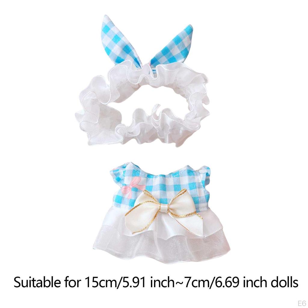 Mini 6 inch Doll Clothes,Cute Clothing Suit,Costumes,Doll Accessories,Doll Dress Suit,Doll