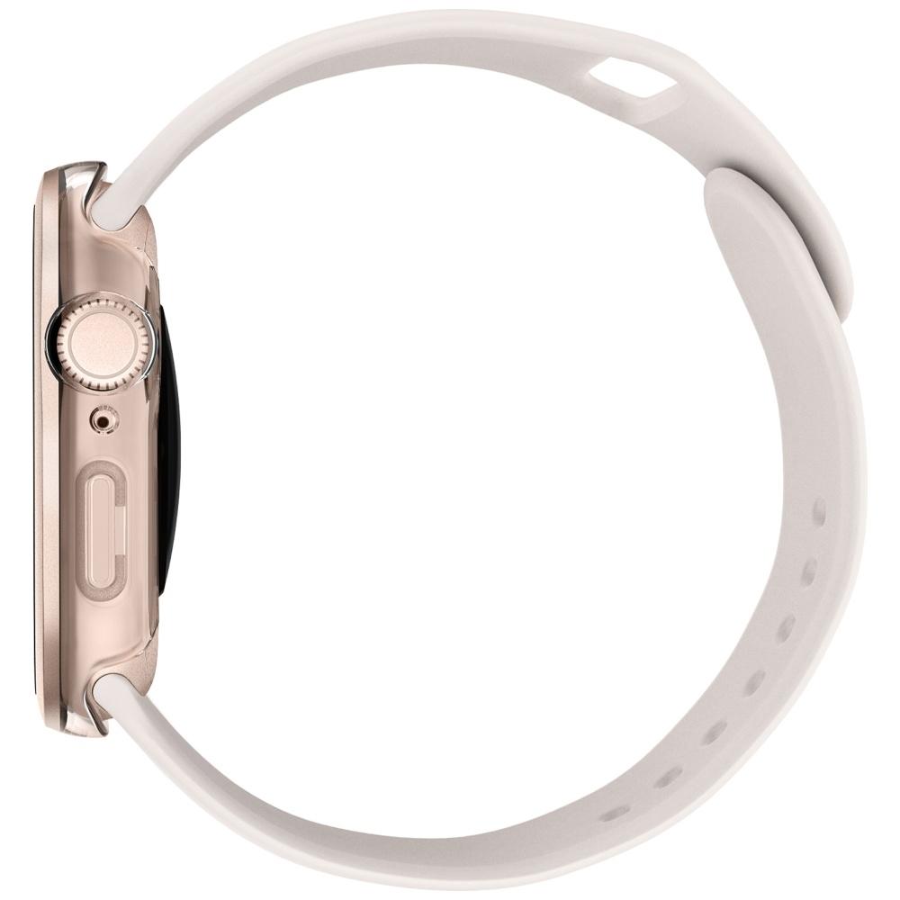 Etui do Apple Watch Series 10 UNIQ Szkło hartowane Różowo-złoty