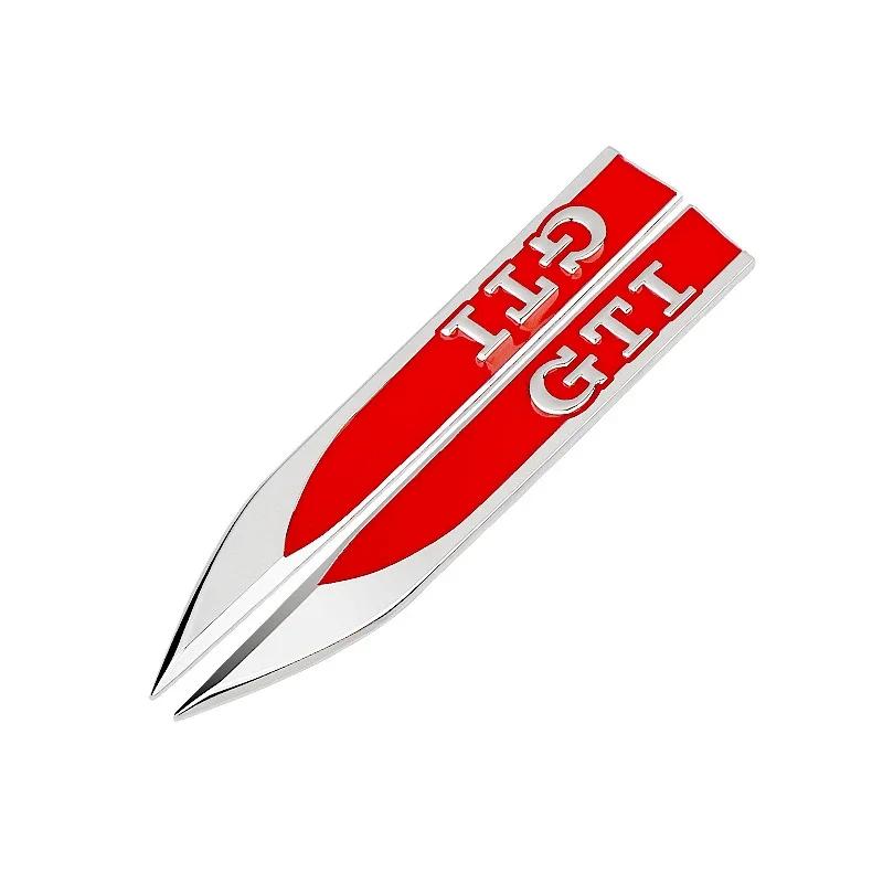 For Volkswagen Golf 8 2019 2020 2021 2022 2023 MK7 MK8 VW Car Accessories Trim Side Fender Front Metal Emblem Cover FD32F