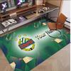 Personalized Crystal Velvet Carpet Rapid Wien FC Pattern Non Slip Floor Rug