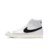 Nike Blazer Thermal Slip Resistant And Abrasion Resistant High top Skateboard Shoes Unisex Black White BQ6806-100(Team256-)