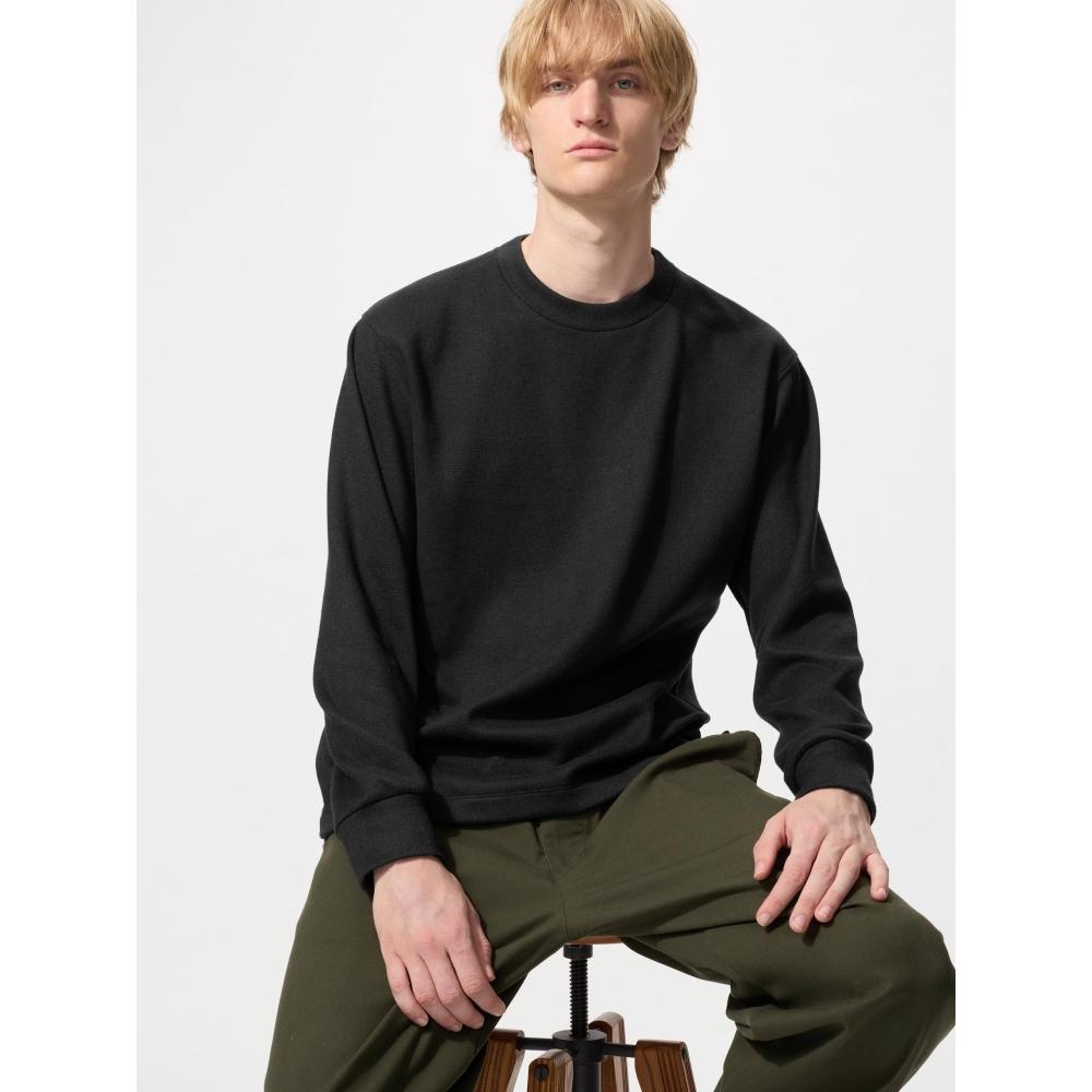 Uniqlo SofT KniT Fleece Crew Neck T