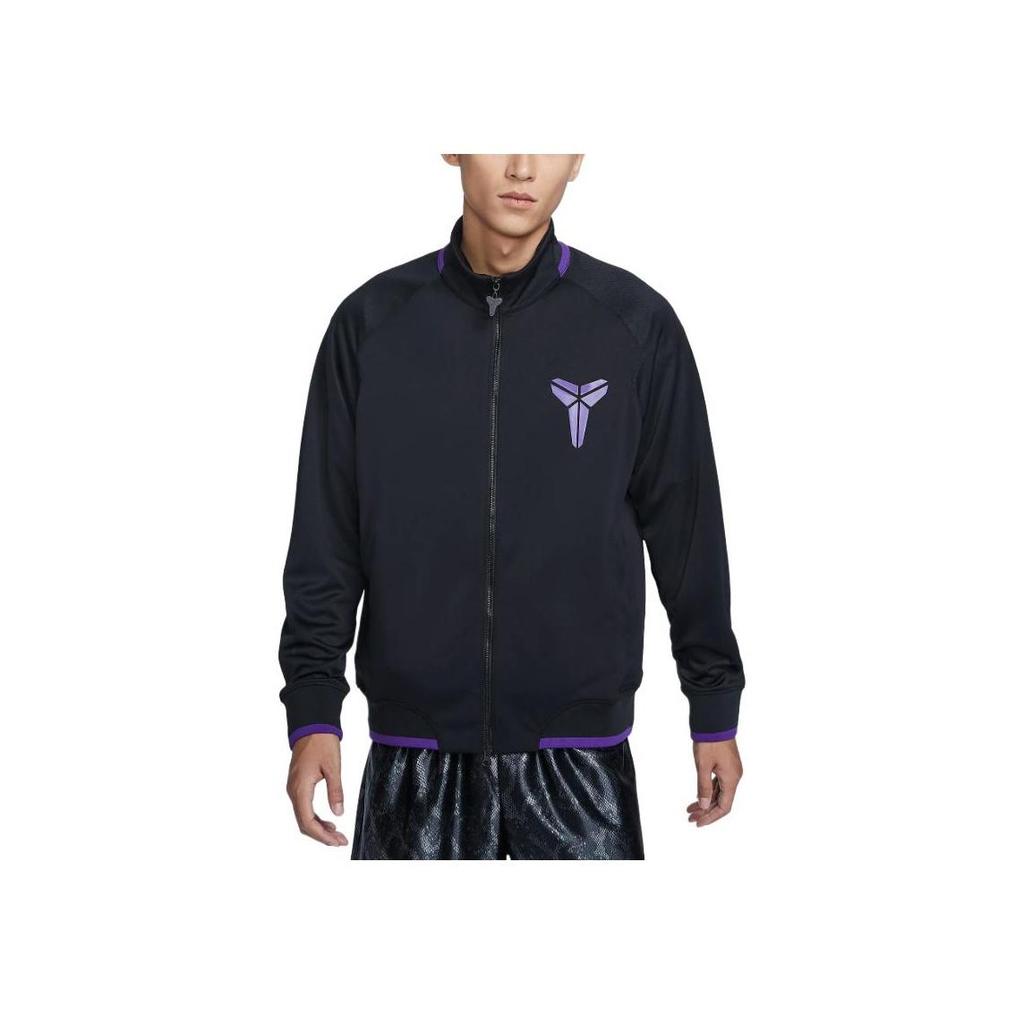 Nike Dri-Fit FW24 Kobe Series Stand Collar Casual Printed Long Sleeve Jacket Men Jacket Black FZ0937-010