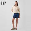 GAP Women's 2026 Spring Cotton Lyocell Blend Large Pocket Denim Shorts