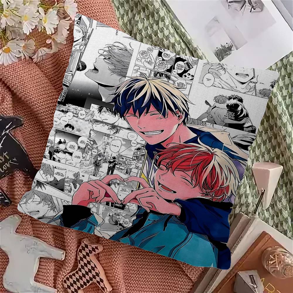 Anime Given berniukų meilė Laimingo drakono pagalvės užvalkalas Sofos pagalvės užvalkalas Namų kambario dekoracija Vaikų dovana