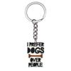 New Arrival Adorable Pet Dogs PVC Soft Keychains Bag Hanging Pendant Car Keyrings Animals Key Chains Accessories Wholesale Gift