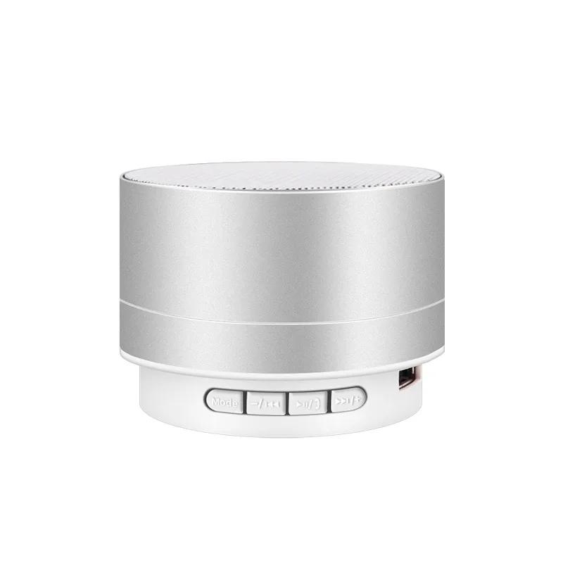Aluminum Alloy Wireless Bluetooth Speaker Mini Portable Outdoor Subwoofer Music Sound Box for Mobile Phone TF Card PC A10