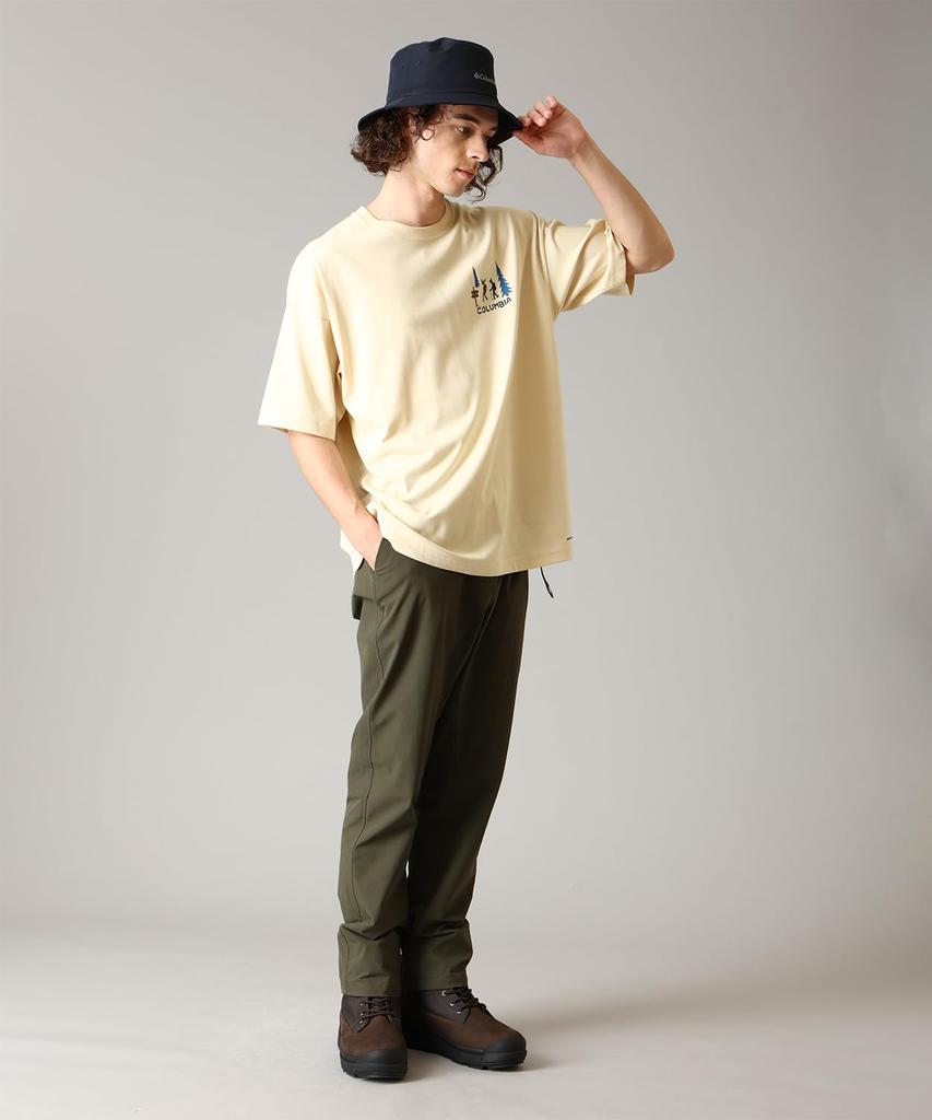 Lake to Avenue Graphic Short Sleeve PG2040 Glove Yellow Hike XL Size [Columbia] T-Shirt