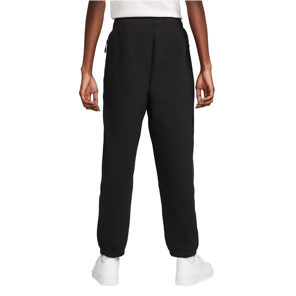 Nike Solo Swoosh Fleece Pants, Mens Black Trousers