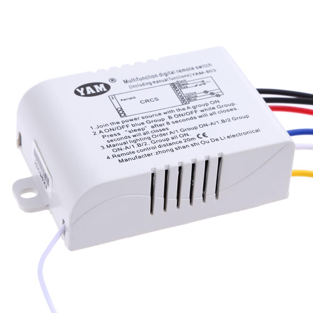 1/2/3 Channel Wireless Remote Control 220V Light Switchs Wall Remote Control Switchs Lamp for LED Ceiling Light Lamp