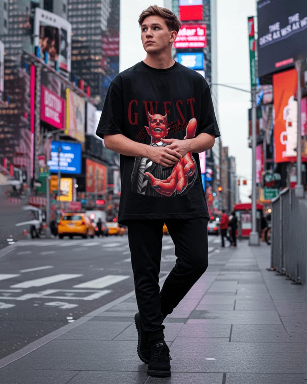 Playing With Fire Oversized T-Shirt 4XL