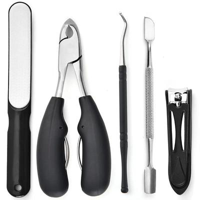 5Pcs/Set Professional Pedicure Kit Tools Manicure Nail Clippers Stainless Steel Scissors Professional Hand Grooming Kit Tool