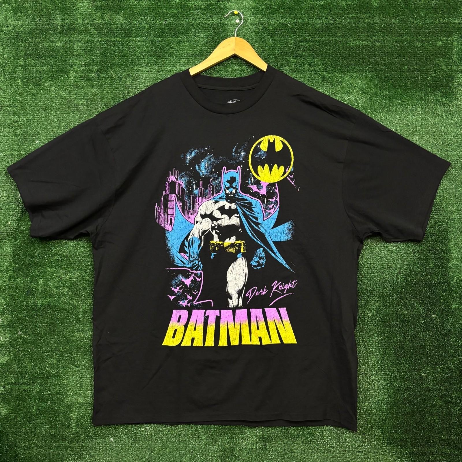 DC Comics Batman Dark Knight Poster Size 3XL Unisex T-Shirt XXL