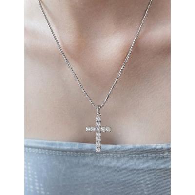 Arcade Cross Pendant Necklace Nz2496